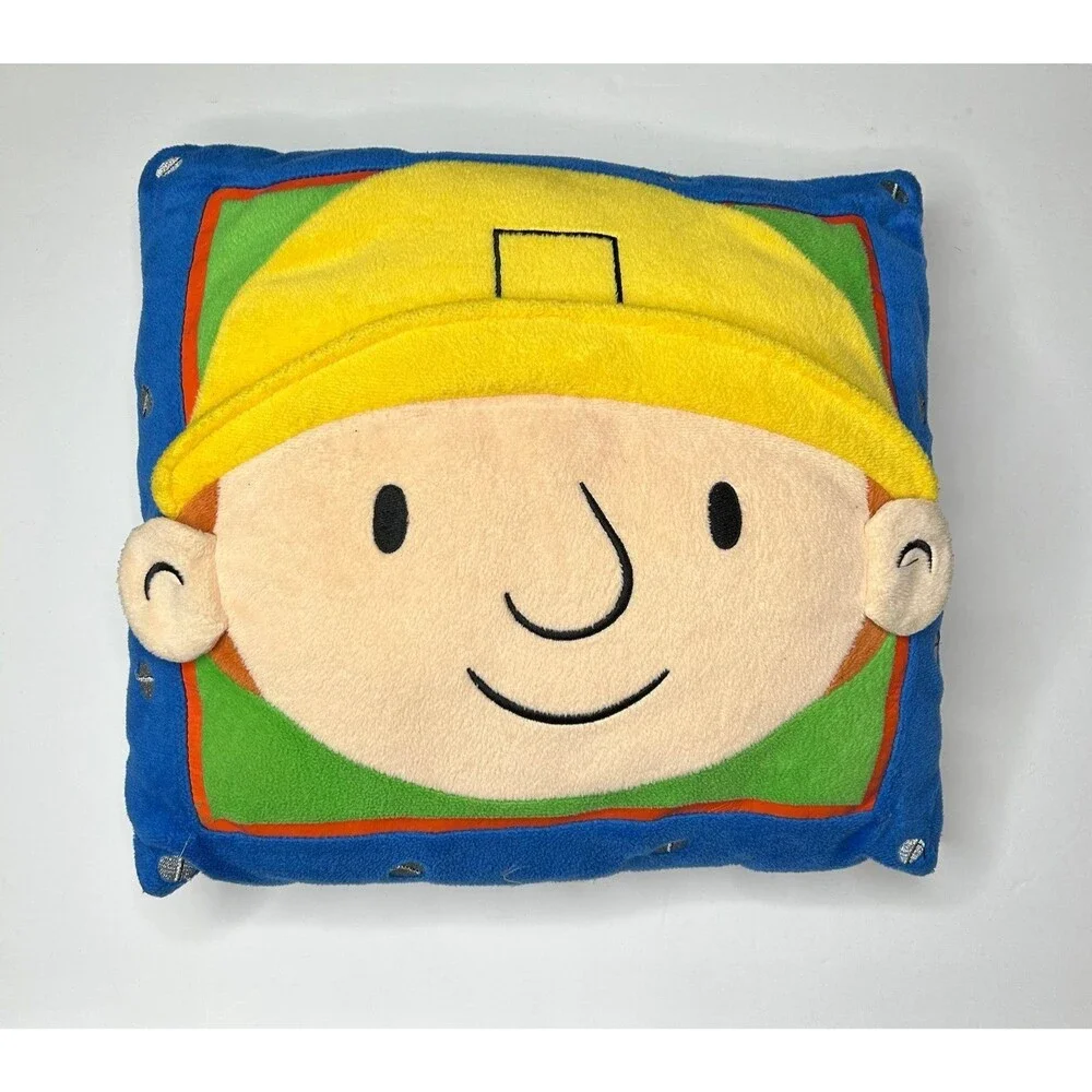 Y2k 2000s Bob the builder pillow